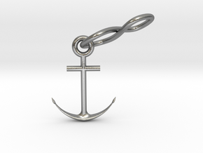 INFINITY ANCHOR in Natural Silver (Interlocking Parts)