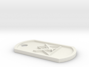 Halo Reach 'Noble Team' Themed Dog Tag in White Natural Versatile Plastic