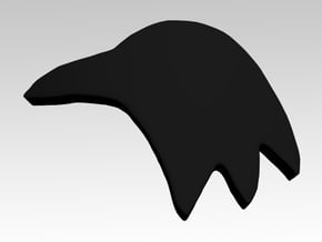 Raven Shoulder Icons x50 in Tan Fine Detail Plastic