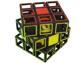 Slice Gear Cube in White Natural Versatile Plastic