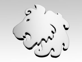 Space Lions Shoulder Icons x50 in Tan Fine Detail Plastic