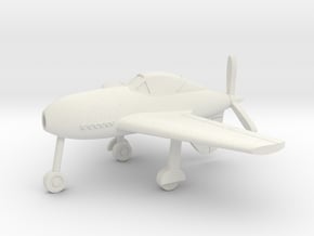  (1:144) Messerschmitt Me 334 in White Natural Versatile Plastic