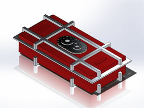 Nascar Gen 6 Fuel Cell Assembly For Revell Models in Tan Fine Detail Plastic