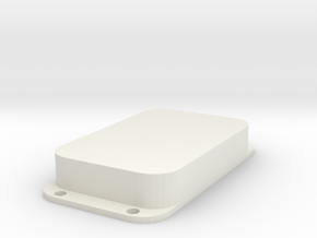 Strat PU Cover, Double Wide, Closed in White Premium Versatile Plastic