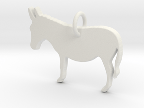 Donkey in White Natural Versatile Plastic