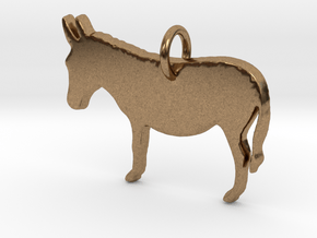 Donkey in Natural Brass