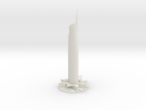 Almas Tower (1:1800) in White Natural Versatile Plastic