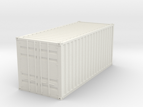 1CC Container scale 1/87 in White Natural Versatile Plastic