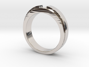 Engagement Ring Design - CC150-BL in Rhodium Plated Brass