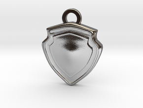 Tank Role Charm in Polished Silver