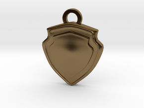 Tank Role Charm in Polished Bronze