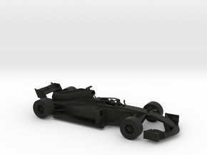 F1 2018 car 1:30 in Black Premium Versatile Plastic