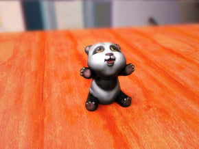 Mini Pet Panda in Full Color Sandstone