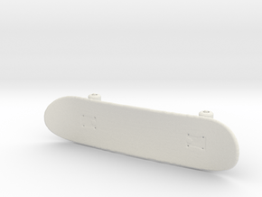 Printle Thing Skateboard - 1/24 in White Natural Versatile Plastic