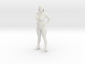 Sexy Girl Standing in White Natural Versatile Plastic: 1:10