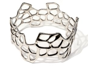 Cells Bracelet (67mm) in Polished Silver