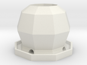 polypot in White Natural Versatile Plastic: Extra Small