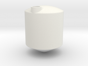 1/64 3000 Gal Cone bottom tank in White Natural Versatile Plastic