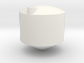 1/64 7500 Gal cone bottom tank in White Natural Versatile Plastic