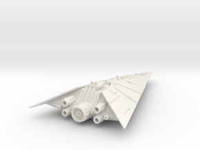 Pelleaon-Class Star Destroyer72mm in White Natural Versatile Plastic