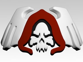Reaper 2 Shoulder Icons x50 in Tan Fine Detail Plastic