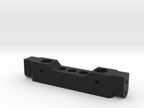 TRX-4 to HPI Venture FJ - Front Bumper Mount in Black Natural Versatile Plastic