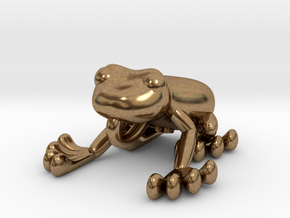 FROG in Natural Brass