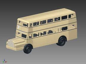 Doppelstockbus DO 54 in Spur TT (1:120) in Tan Fine Detail Plastic