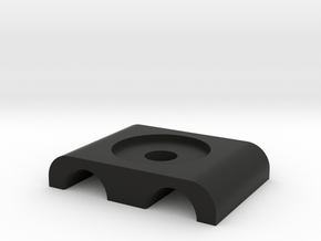 3/8 AN tubeclamp top in Black Natural Versatile Plastic