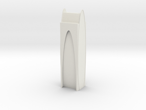 Tower_A in White Natural Versatile Plastic