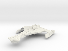 Klingon D14 Thunderbold Class  Destroyer in White Natural Versatile Plastic