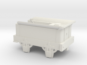 00 Scale Coppernob Tender (motorised) scratch-aid in White Natural Versatile Plastic