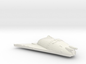 3125 Scale Hydran Rhino Hunter War Destroyer CVN in White Natural Versatile Plastic
