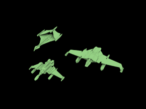 Romulan Ship Pack in Tan Fine Detail Plastic