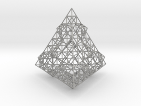 Wire Fractalised Tetrahedron in Aluminum