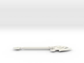 deepcrystal halberd in White Natural Versatile Plastic: 6mm