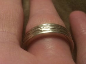 Celtic Knot Mens Ring- Size 10 in 14k White Gold