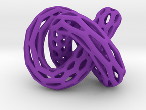 DRAGON Structura, Bold Pendant  in Purple Processed Versatile Plastic