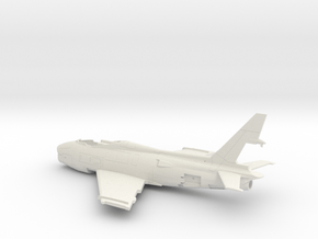 FJ4B-144scale-1-Airframe in White Natural Versatile Plastic