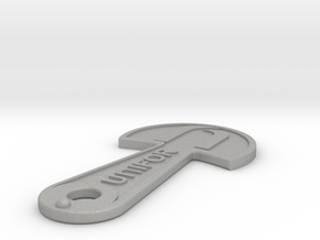 Cart Key - UNIFOR - Raised Letters in Aluminum