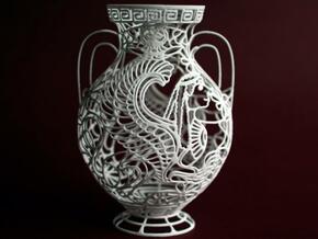 "Chimaera" - Greek Vase Painting  in White Natural Versatile Plastic