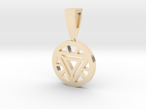 ARC REACTOR in 14k Gold Plated Brass
