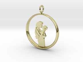 Mother & Infant Pendant -Motherhood Collection in 18K Gold Plated