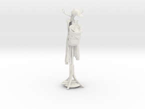 Printle Thing Coat Hanger - 1/24 in White Natural Versatile Plastic
