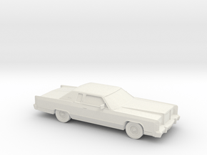 1/76 1978 Lincoln Continental Coupe in White Natural Versatile Plastic