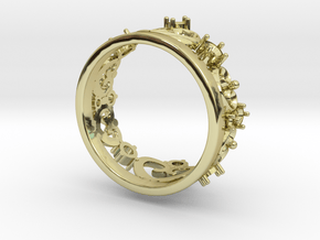 royal ring in 18k Gold Plated Brass