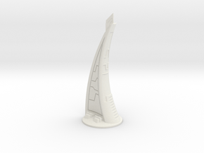 Tau / City Tower (28 / 6mm Scales) in White Natural Versatile Plastic