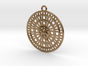 Celtic Ornament, Sanctuary of Hera, Greece (ring) in Natural Brass: Large