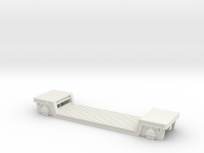 00 Scale GWR Loriot Y Machinery Wagon in White Natural Versatile Plastic