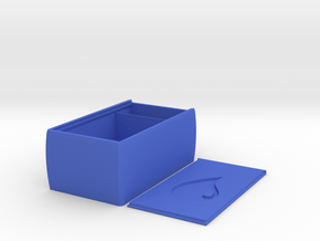 Super Tough Sliding Lid Deckbox (Blue Mana) in Blue Processed Versatile Plastic